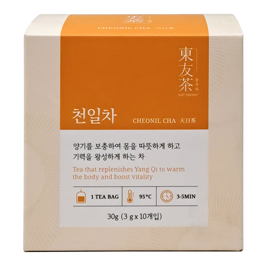 Cheonil Tea 3g x 10 Teabags East Friends Korean Traditional Tea (동우차 : 한국 전통 방식 천일차 )