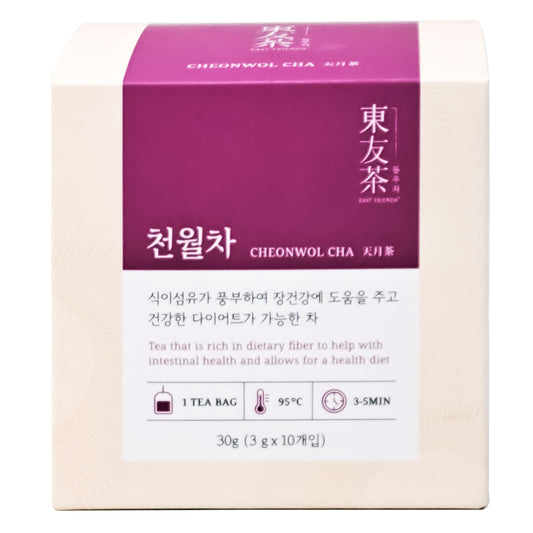 Cheonwol Tea 3g x 10 Teabags East Friends Korean Traditional Tea (동우차 : 한국 전통 방식 천월차 )