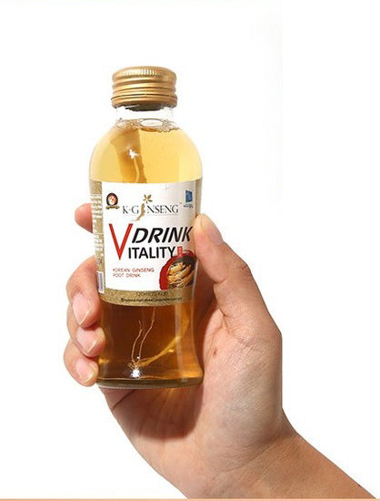 KOREAN GINSENG ROOT DRINK GOLD 1box- 10 bottle / 1 bottle - 4FL OZ/Vitality Drink/Power Drink/Healthy drink / ginseng drink with chewing ginseng,