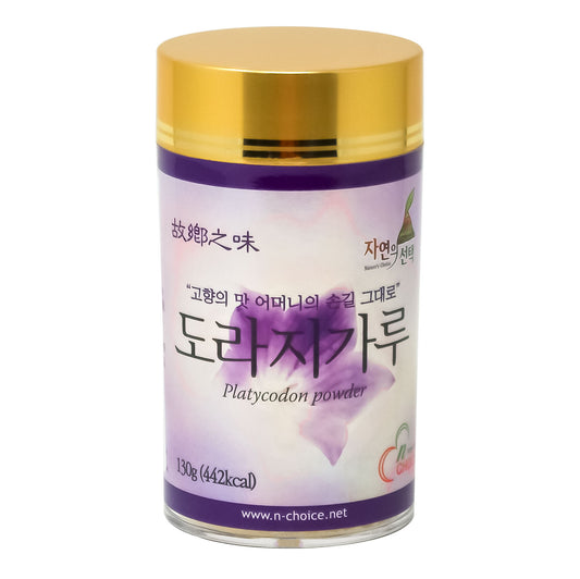 100% Korea Natural Platycodon Root Powder/Bellflower Powder 한국산 도라지 분말 ( 130g)- 4.59 oz