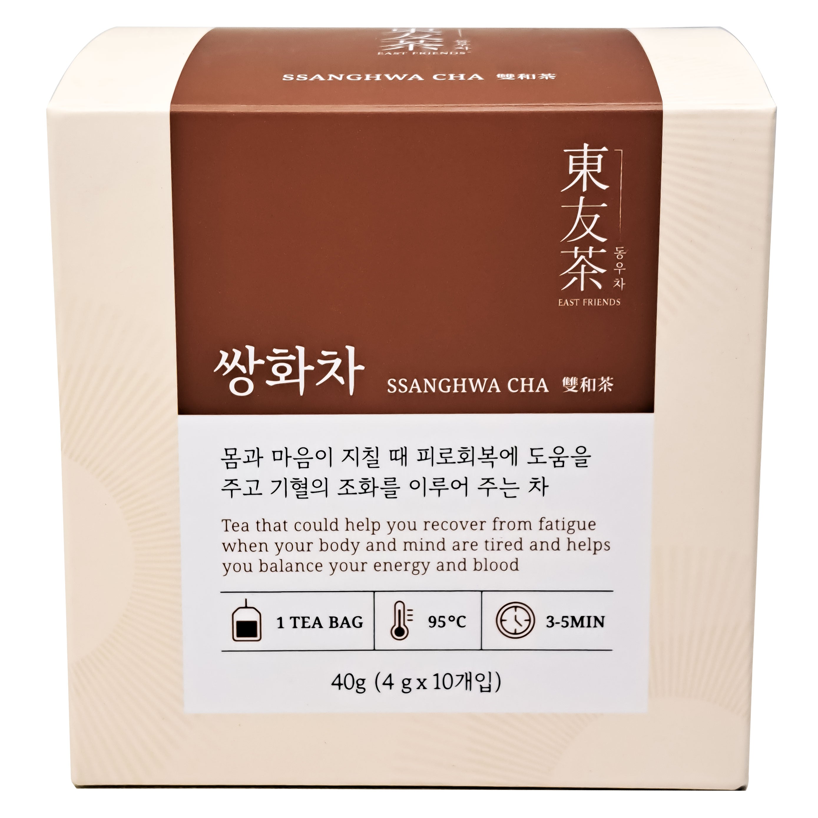Ssanghwa Tea 4g x 10 Teabags East Friends Korean Traditional