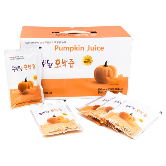 Farmers Pumpkin Juice, 3.4oz per Pack, 30 Packs 호박즙