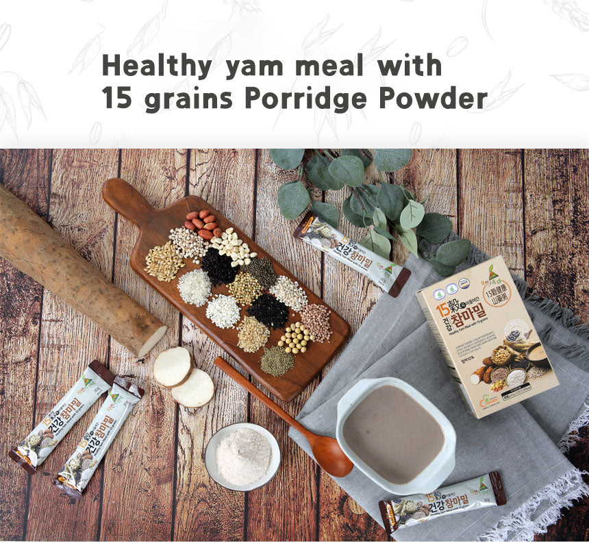 Mushroom and Yam Porridge Powder Meal Replacement Instant Breakfast Replacement 1.3kg / 45.85oz (52 SERVING) 버섯 더덕 마죽