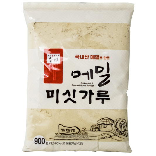 Buckwheat ROASTED GRAINS powderTea Breakfast Drink (Misugaru) 1.98LB MEAL REPLACEMENT ENERGY POWDER