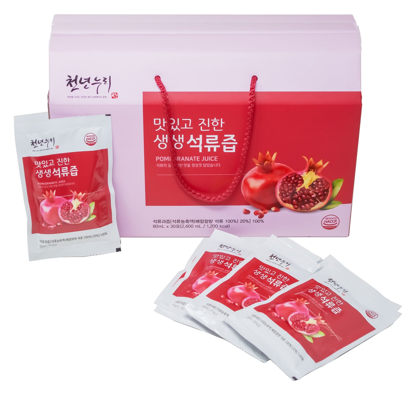 100% Pure Pomegranate Juice 생생 석류즙