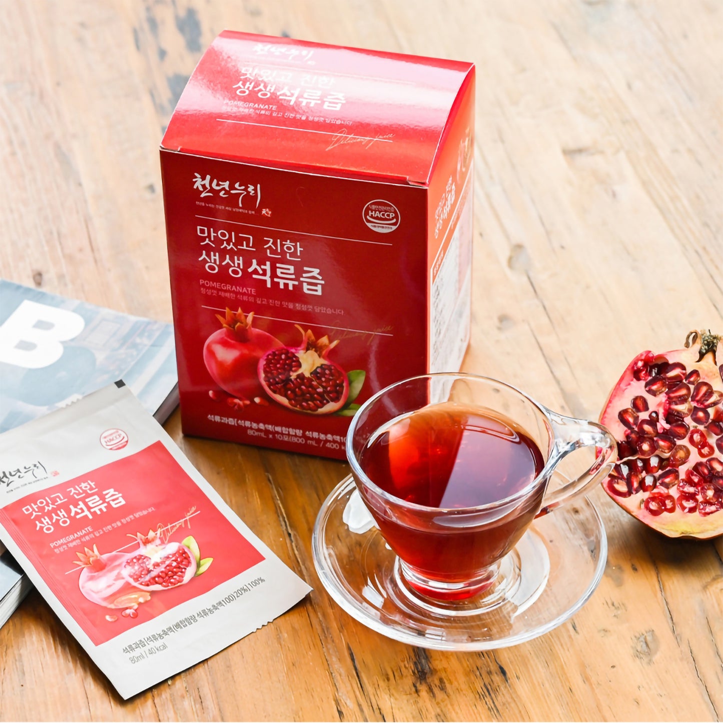 100% Pure Pomegranate Juice 생생 석류즙