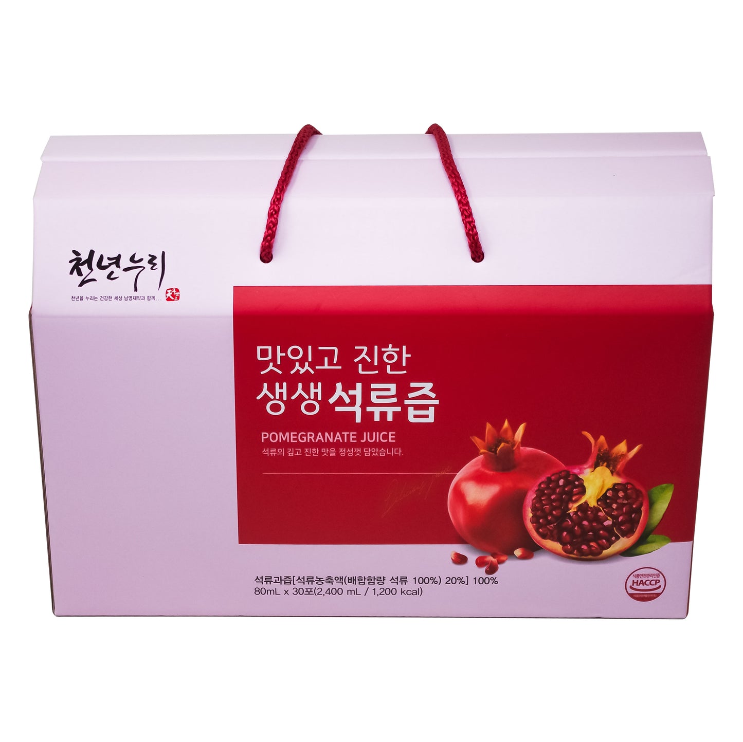 100% Pure Pomegranate Juice 생생 석류즙