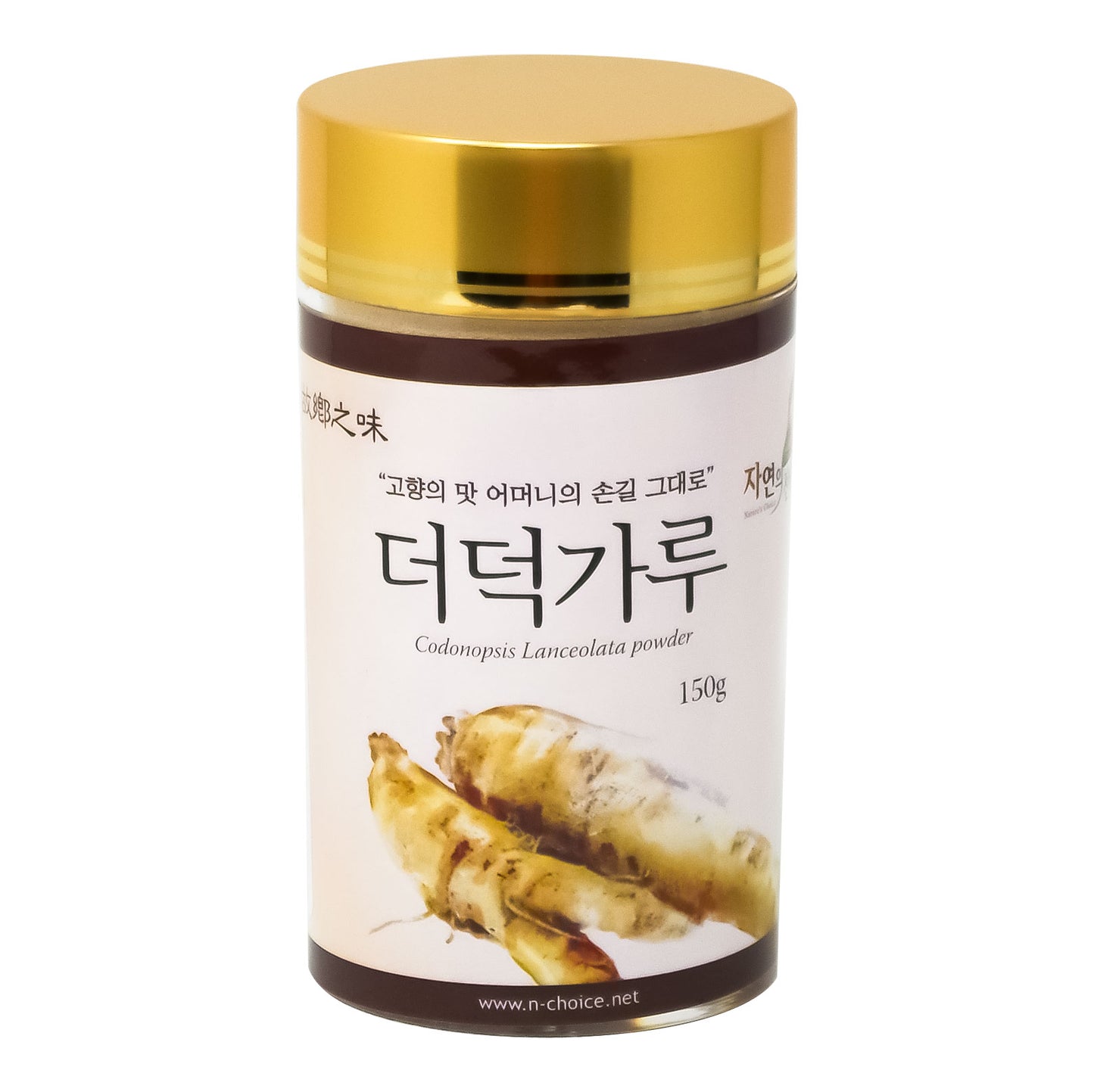 Organic Natural Pure Korean Deodeok / Codonopsis Lanceolata Root Dried Bulk Herbs 5.29oz (150g) 자연의 선택 고향의맛 더덕가루