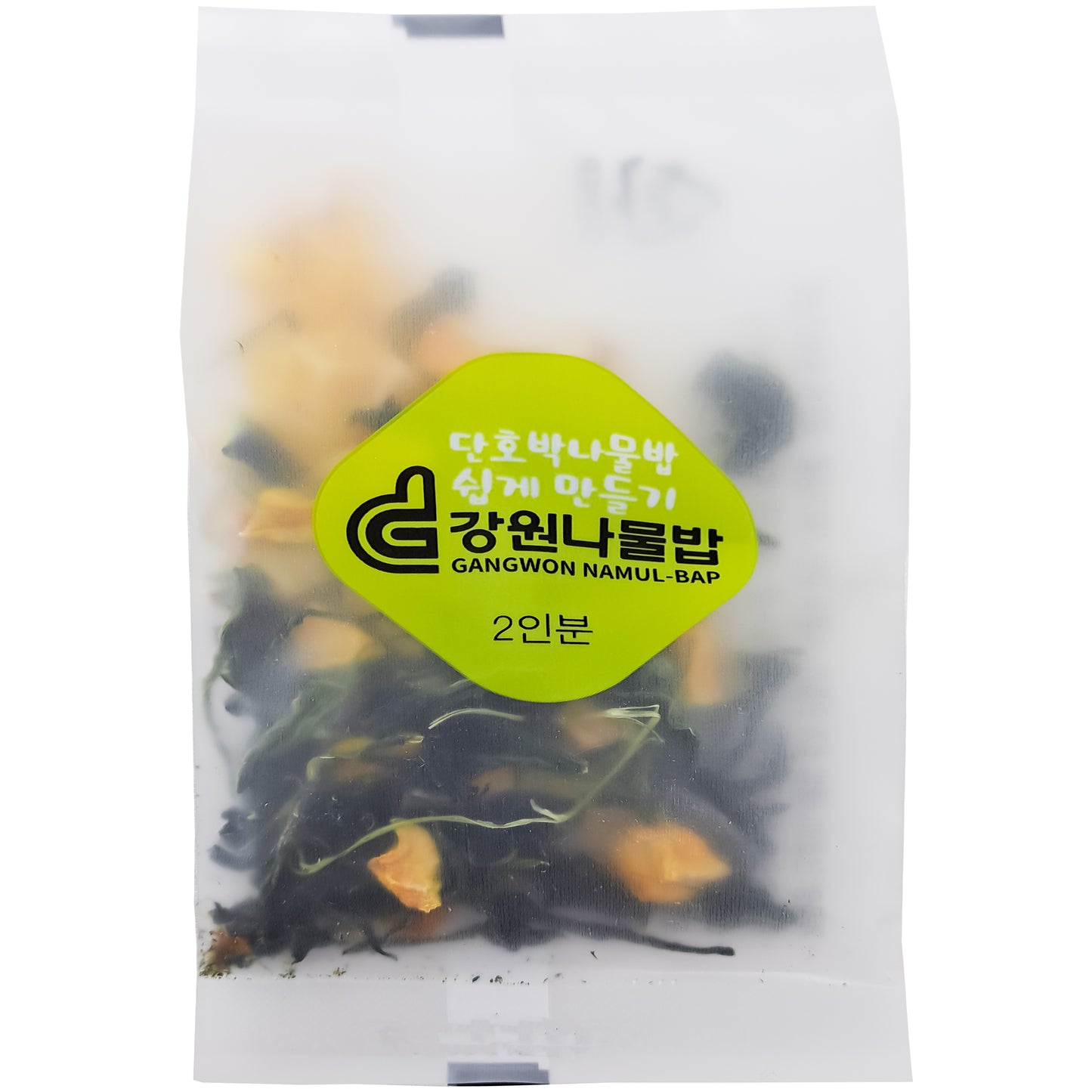 Sweet Pumpkin Namul Bap Dry meal kit 1.58oz (45g) 1box/ 3 bag  단호박 나물밥 쉽게 만들기