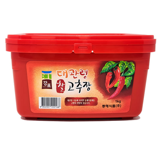 East Sea Daekwanryong Hot Pepper Paste (Gochujang) 동해 강표 대관령 찰 고추장 (35.2 oz (2.2 Lb/1 Kg)