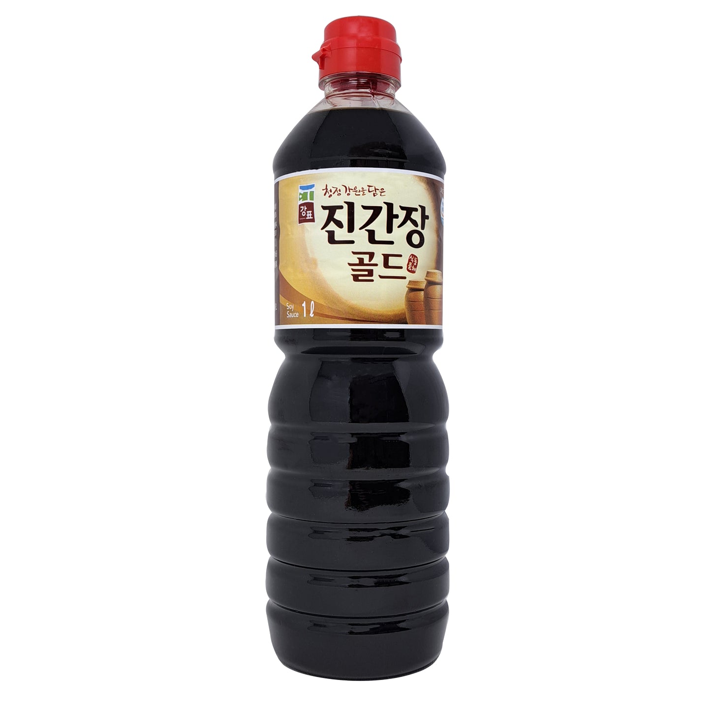 East Sea 동해 강표 Soy Sauce, Naturally Brewed Premium Soy Sauce, All-Purpose, Rich, Perfect for Marinating and Seasoning (Original ( GOLD JIN), 1L-33.8oz)