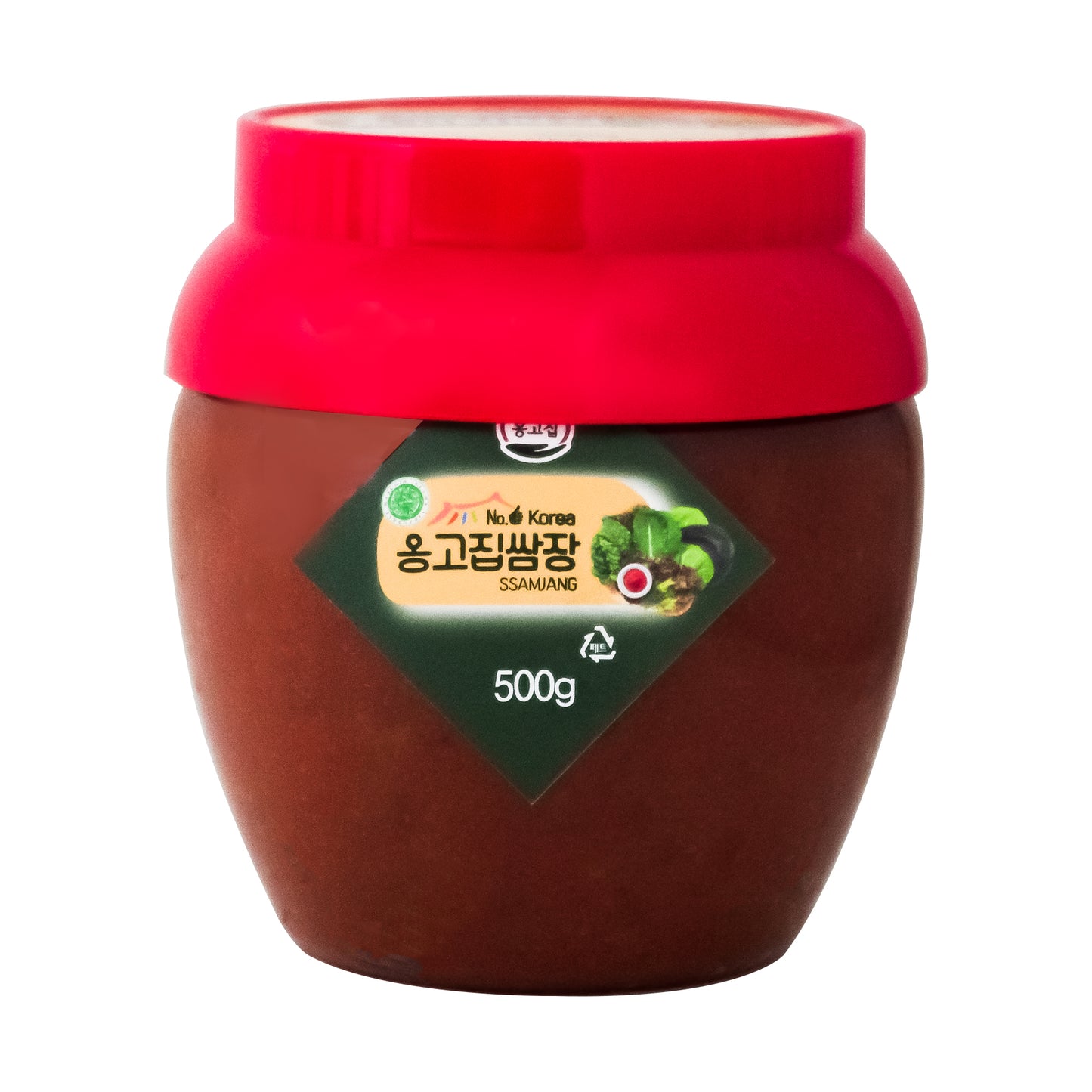 Onggojip Seasoned Soybean Paste / Soybean sauce SSamjang / 17.6 oz (1.1lb, 500g) 재래식 옹고집 쌈장