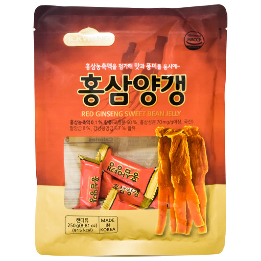Red Ginseng Jelly Candy  Sweet Bean 280g (Ilkwang) x2,3,4,5
