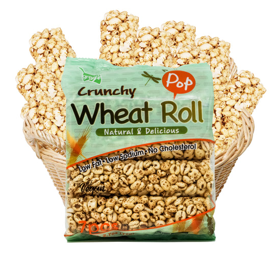 "Crunchy Wheat Roll Snack 2.7oz, 6, 8, 12 Packs"