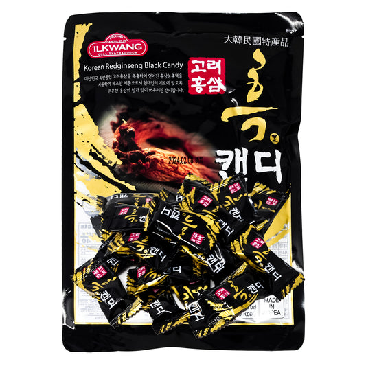 Korean Red Ginseng Black Candy 10.58oz (300g) X 2 Bags ,3, 4, 5